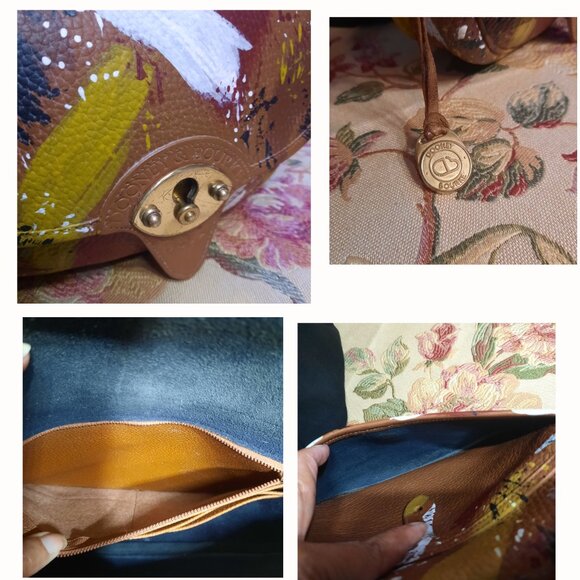 Dipinta Inspired Hand Painted Leather Dooney & Bourke Cavalry Trooper - Picture 11 of 15